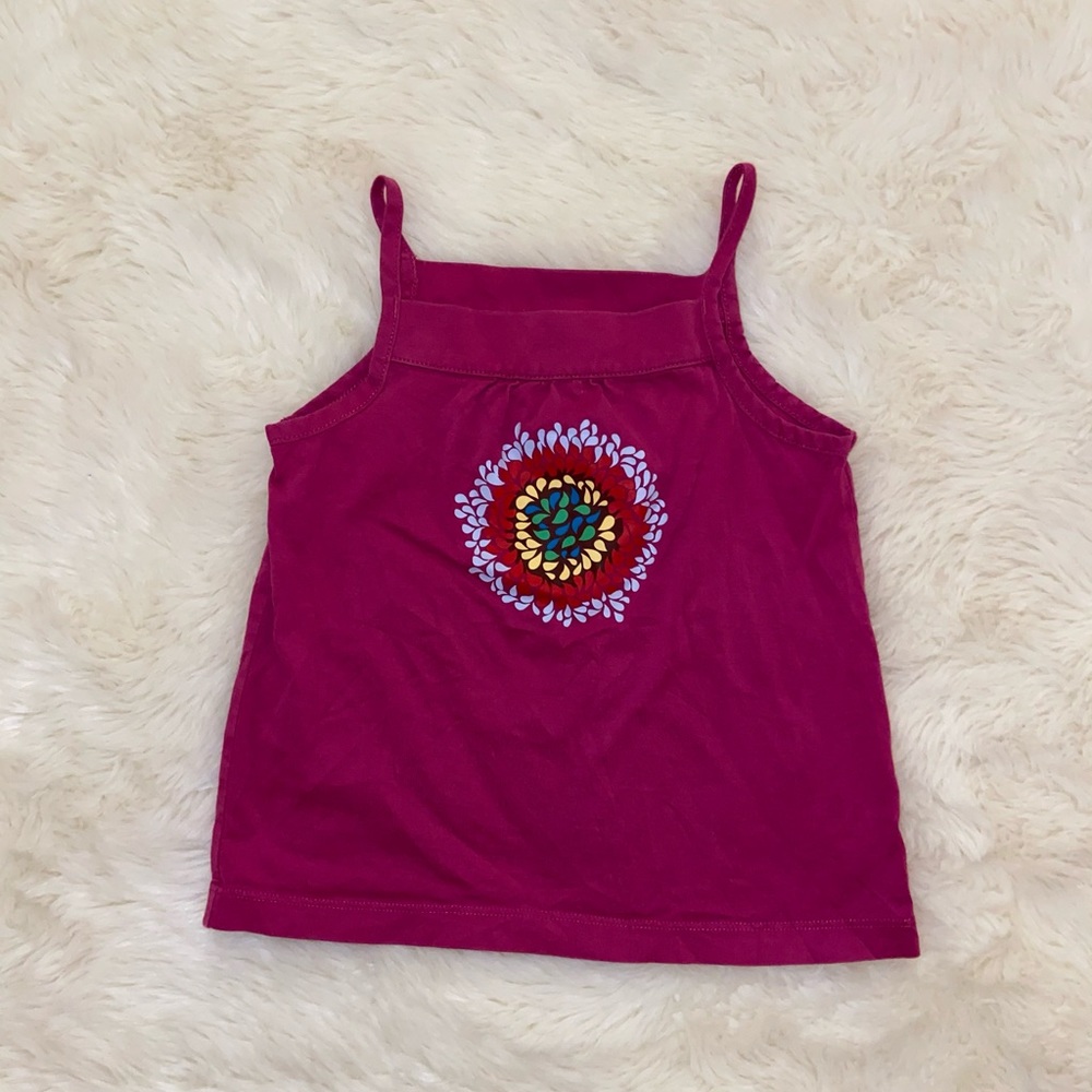 Hanna Andersson Pink Mandala Tank Top, 90cm